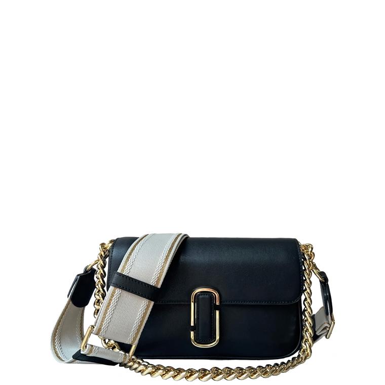 Marc Jacobs The J Marc Soft Shoulder Bag, Sort